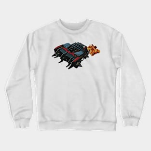 Red Rocket League Car with Boost Crewneck Sweatshirt